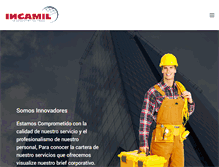 Tablet Screenshot of incamilsrl.com